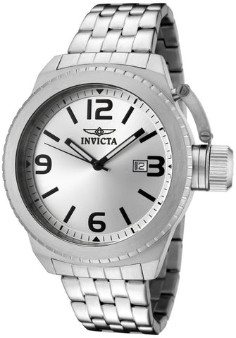 Invicta Men's 0989 Corduba Silver Dial Stainless Steel Watch