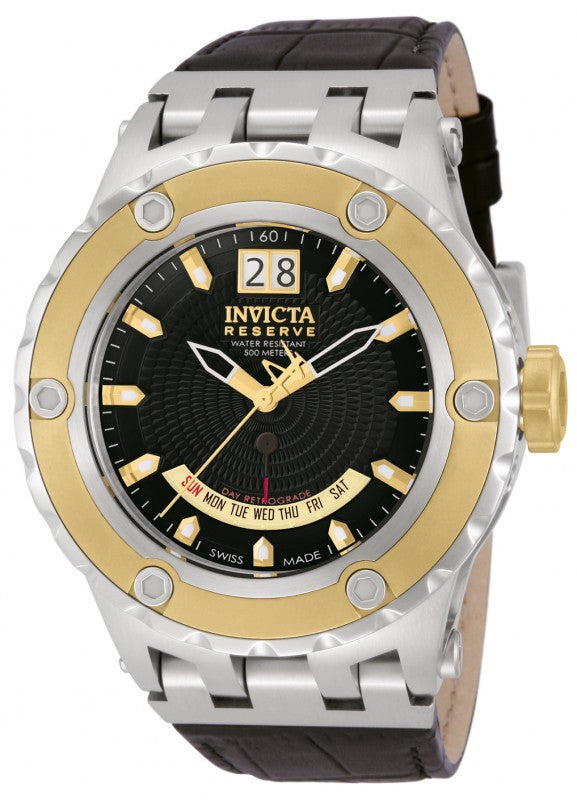 Invicta Men's 10093 Subaqua Reserve Black Textured Dial Watch