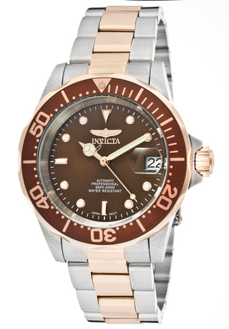 Invicta Men's 11241 Pro-Diver Automatic Brown Dial Watch