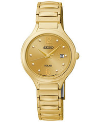 Seiko Women's SUT180 Analog Display Japanese Quartz Gold Watch