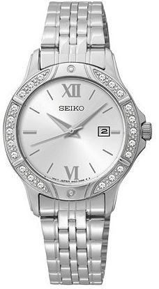 Seiko SUR865 Women's Stainless Steel Wristwatch