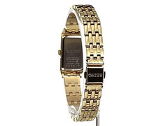 Seiko Women's SUP030 Solar Champagne Dial Gold-Tone Bracelet Dress Watch