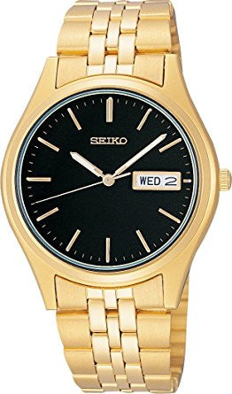 Seiko Men's SGF528 Dress Gold-Tone Watch