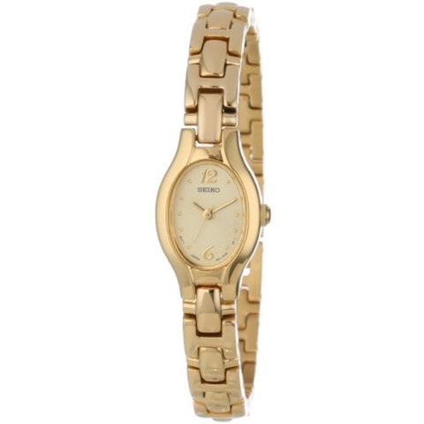 Seiko Women's SXGJ72 Dress Gold-Tone Watch – Exact Time