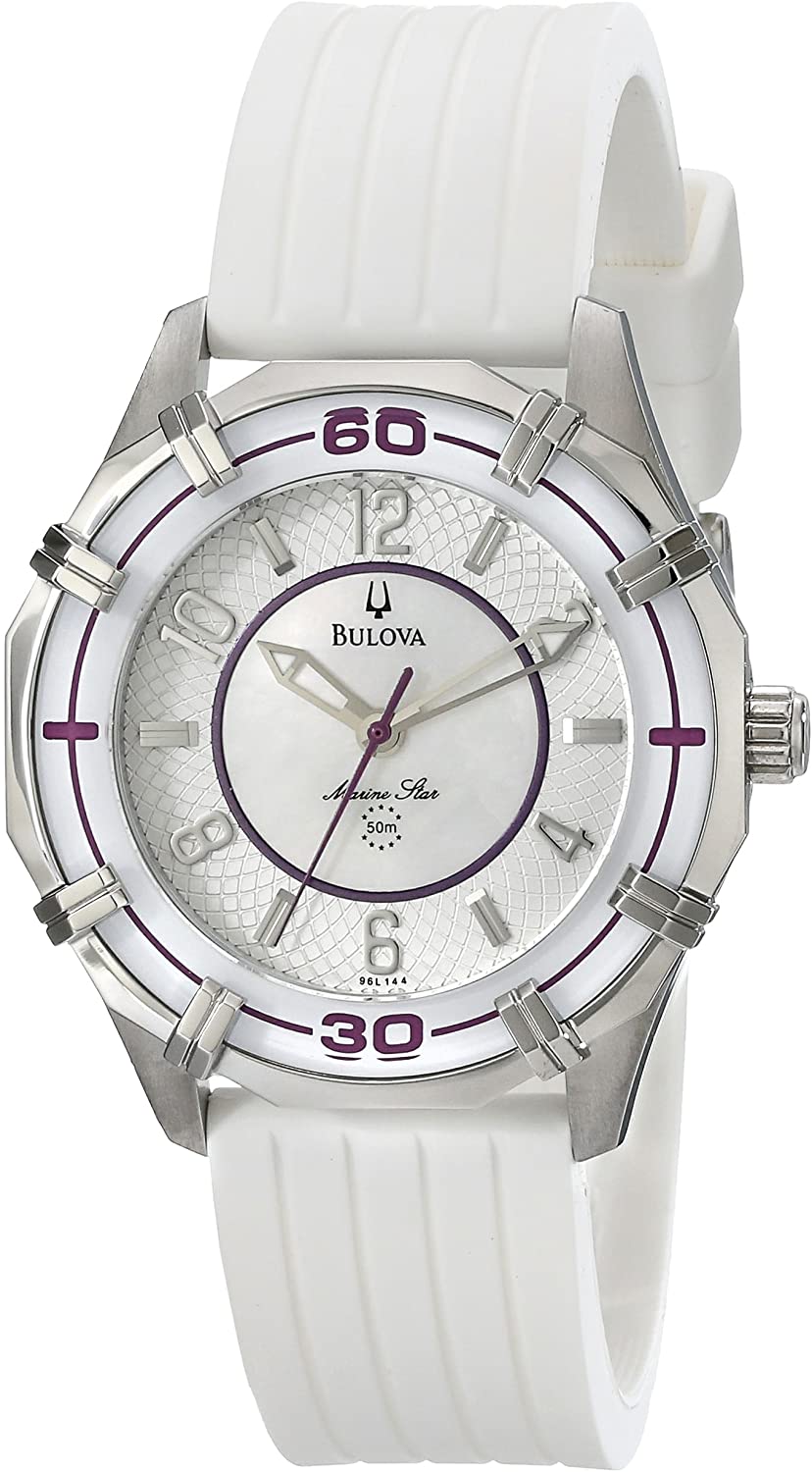 Bulova marine discount star watch women's