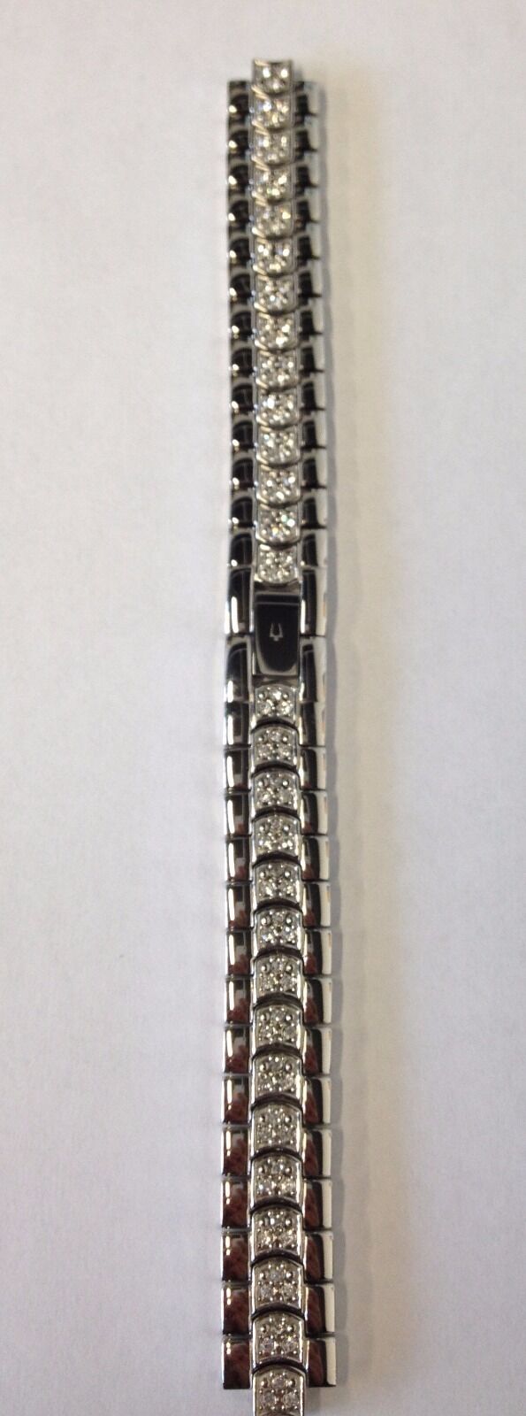 Bulova 96T14 Women s Replacement Stainless Steel Crystal Watch Band Complete