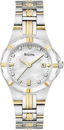 Bulova mother of 2024 pearl watch mens