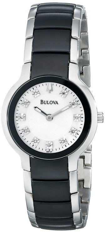 Bulova women's watch on sale black