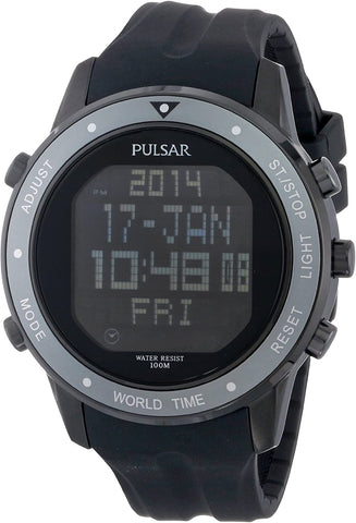 Pulsar Men's PT3579 Analog Display Japanese Quartz Silver-Tone Watch