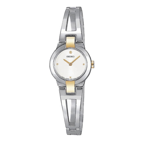 Seiko Women's SUJ704 Dress Two-Tone Bangle Watch