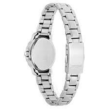 Seiko Women's SUR719 Silver Stainless-Steel Plated Analog Quartz Dress Watch