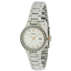 Seiko Women's SUR769 Silver Dial Stainless Steel  Watch